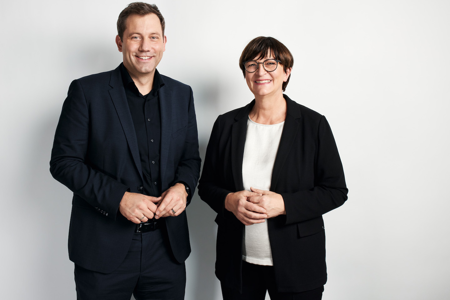 Foto: Lars Klingbeil und Saskia Esken